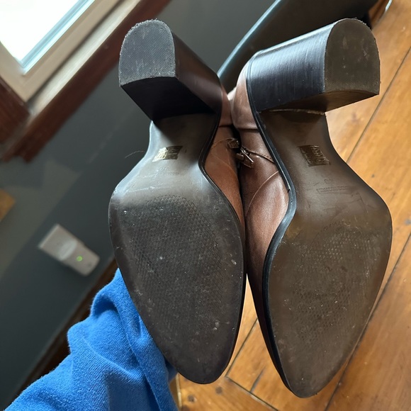 L’intervalle Cadiz Tan Leather Boots - Picture 5 of 7